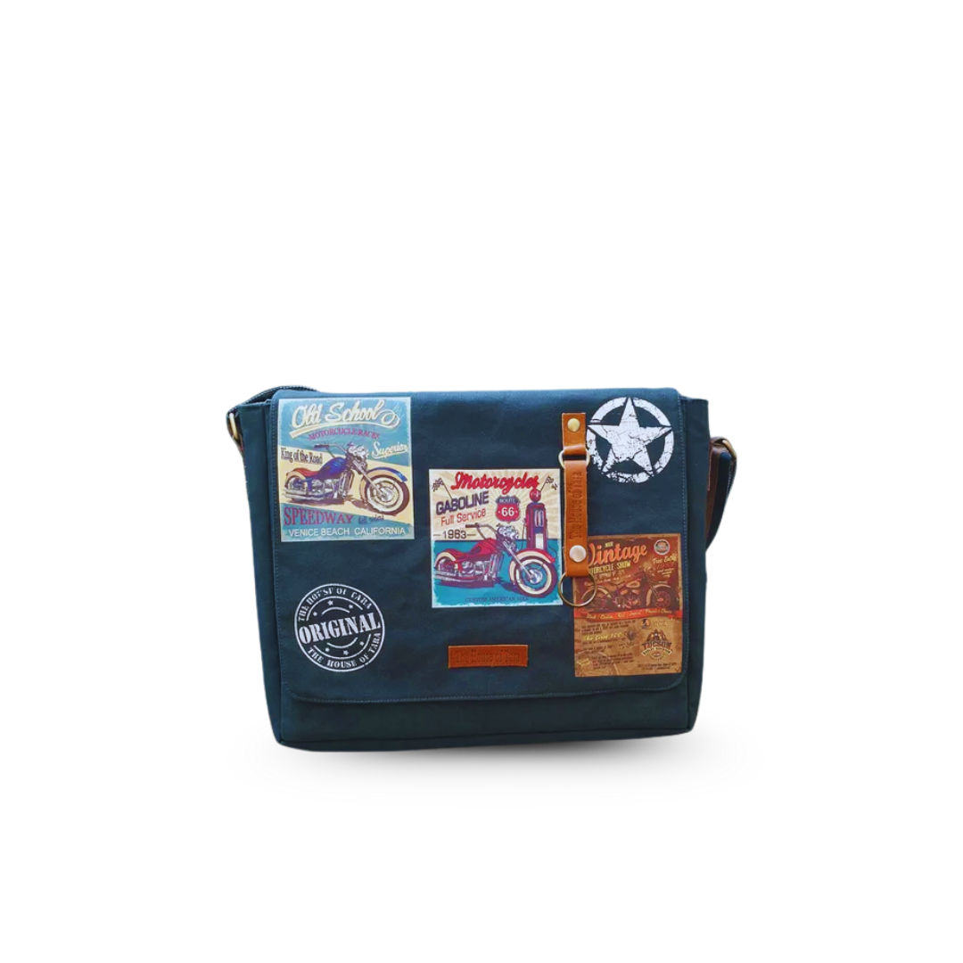Blue Unisex Laptop Messenger Bag for Everyday Use 180
